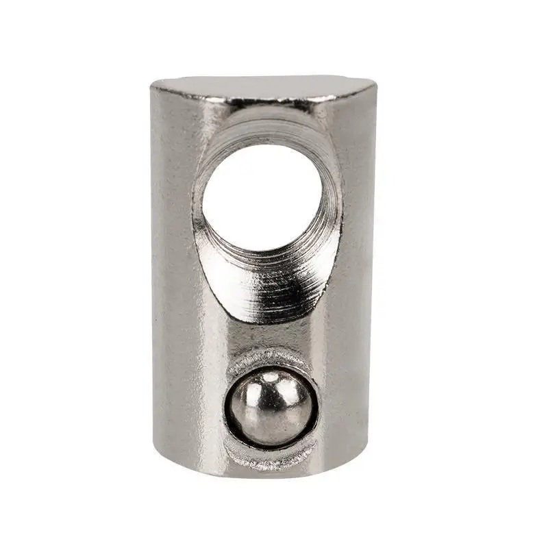 Гайка пружинна Т-подібна Kingroon, тип 20, M5*14*8*4.2, вуглецева сталь з нікелевим покриттям