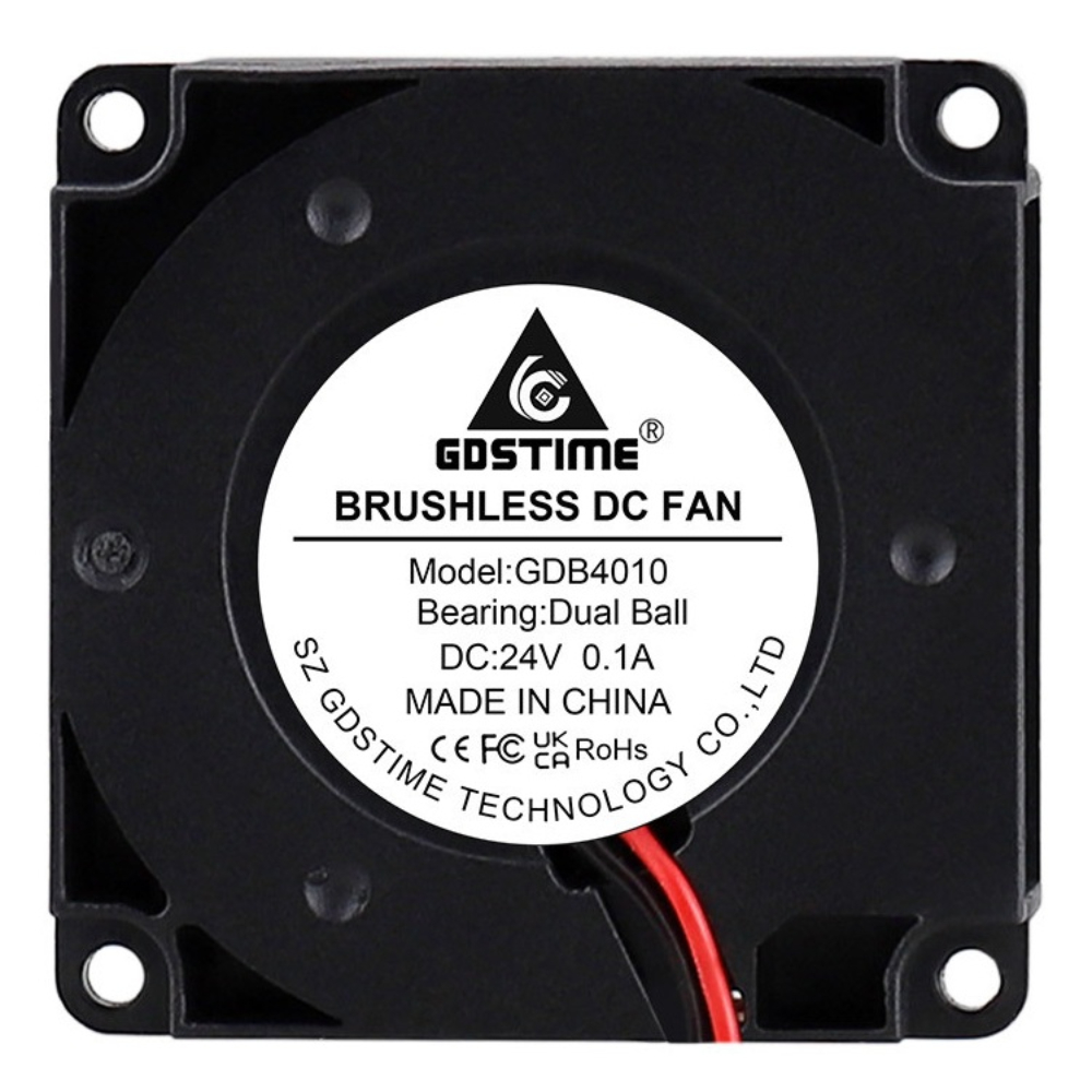 Кулер-равлик GDSTIME GDB4010, безщітковий, 24В, 0.1А