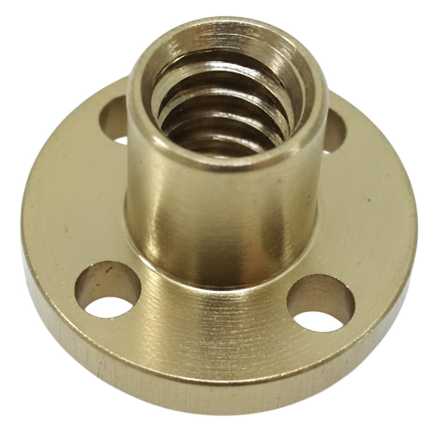 Гайка T8 для ходового винта Kingroon с трапецидальной резьбой, латунь