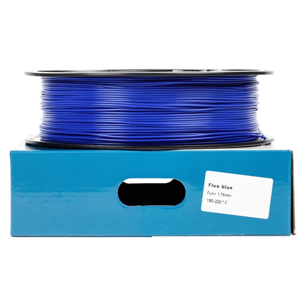 Пластик для 3D принтера UA3D PLA+ Fluo BLUE (RAL 5005)