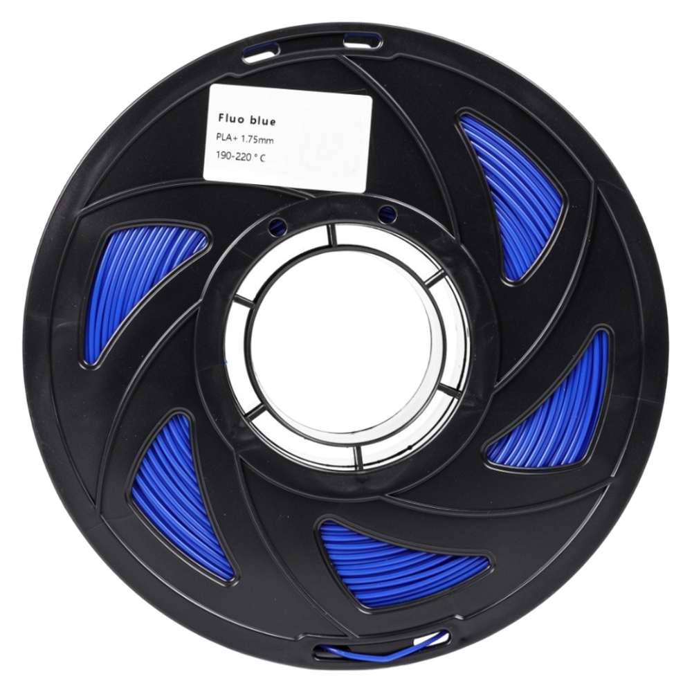 Філамент UA3D PLA+ Fluo Blue, 1.75мм, 1кг, синій флуоресцентний