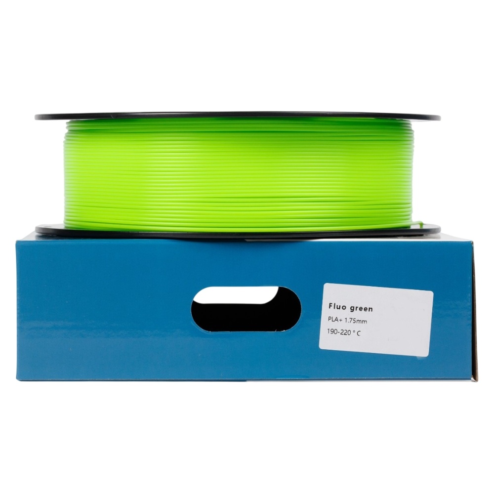 Пластик для 3D принтера UA3D PLA+ Fluo GREEN (RAL 6018)
