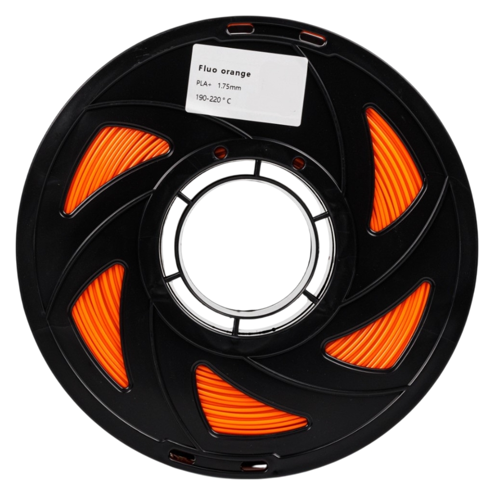 Філамент UA3D PLA+ Fluo Orange, 1.75мм, 1кг, помаранчевий флуоресцентний