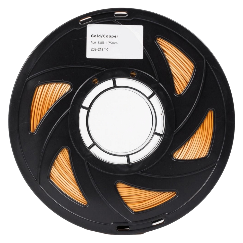 Філамент UA3D PLA Silk Dual Color Gold+Copper, 1.75мм, 1кг, золото+мідь