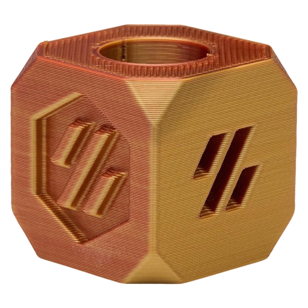 Нитка для 3D друку UA3D PLA Silk Dual Color GOLD+COPPER