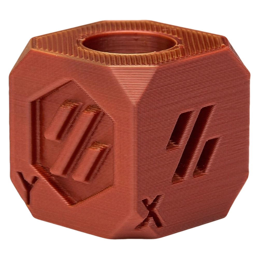 Пластик UA3D PLA Silk Dual Color GOLD+COPPER, 1.75мм, 1кг, 205-215°C, Золото+Мідь філамент для 3Д-друку
