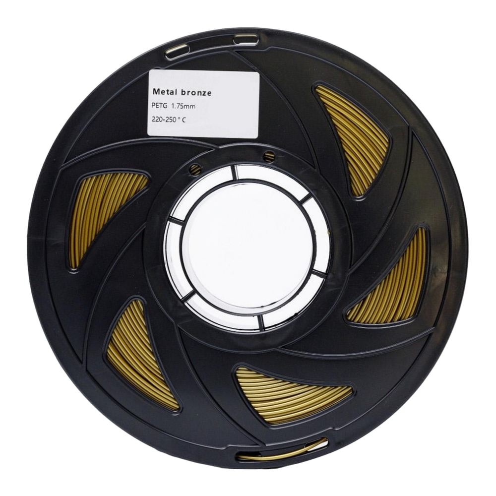 Філамент UA3D PETG Metal Bronze, 1.75мм, 1кг, бронзовий металік