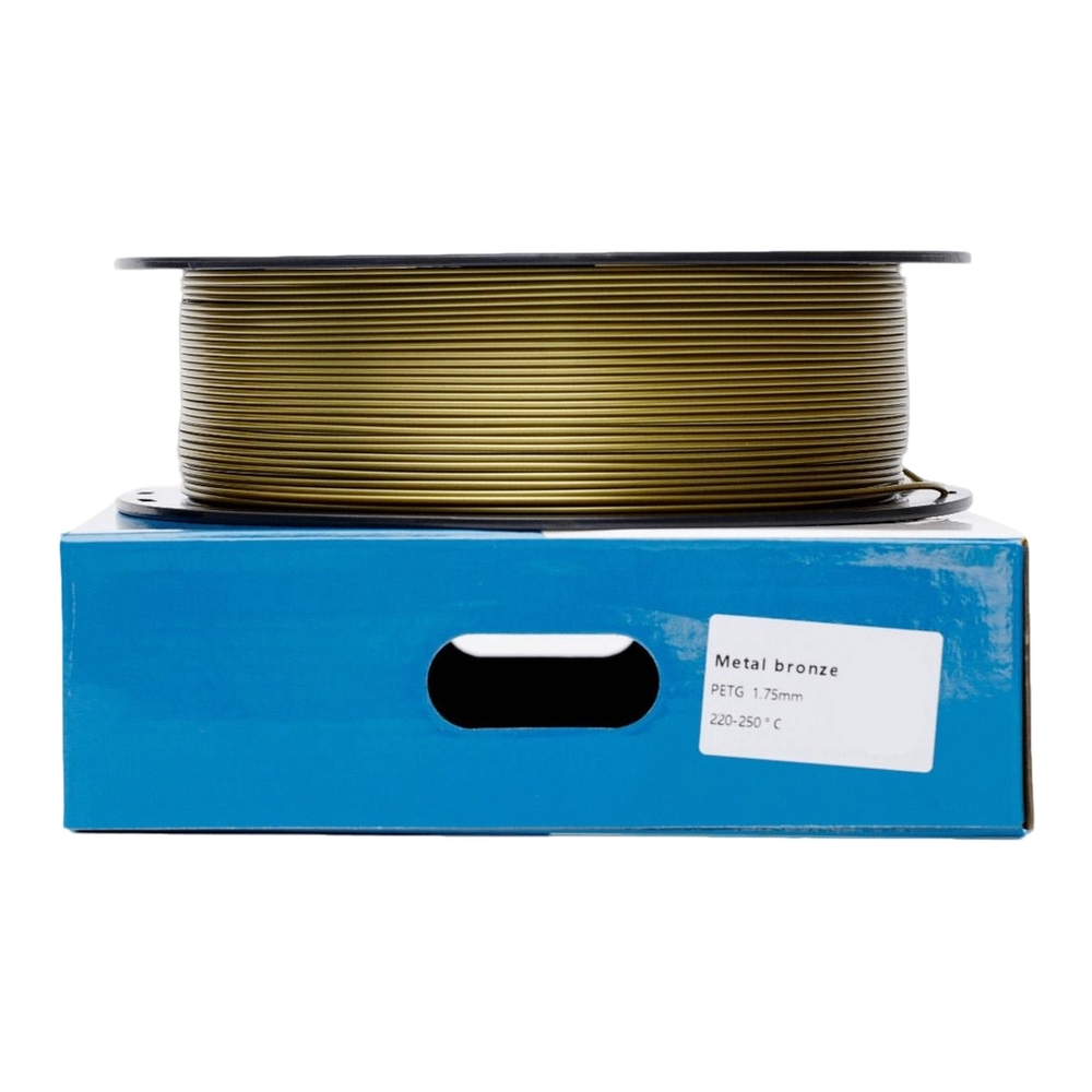 Пластик для 3D принтера UA3D PETG Metal BRONZE (RAL 1027)