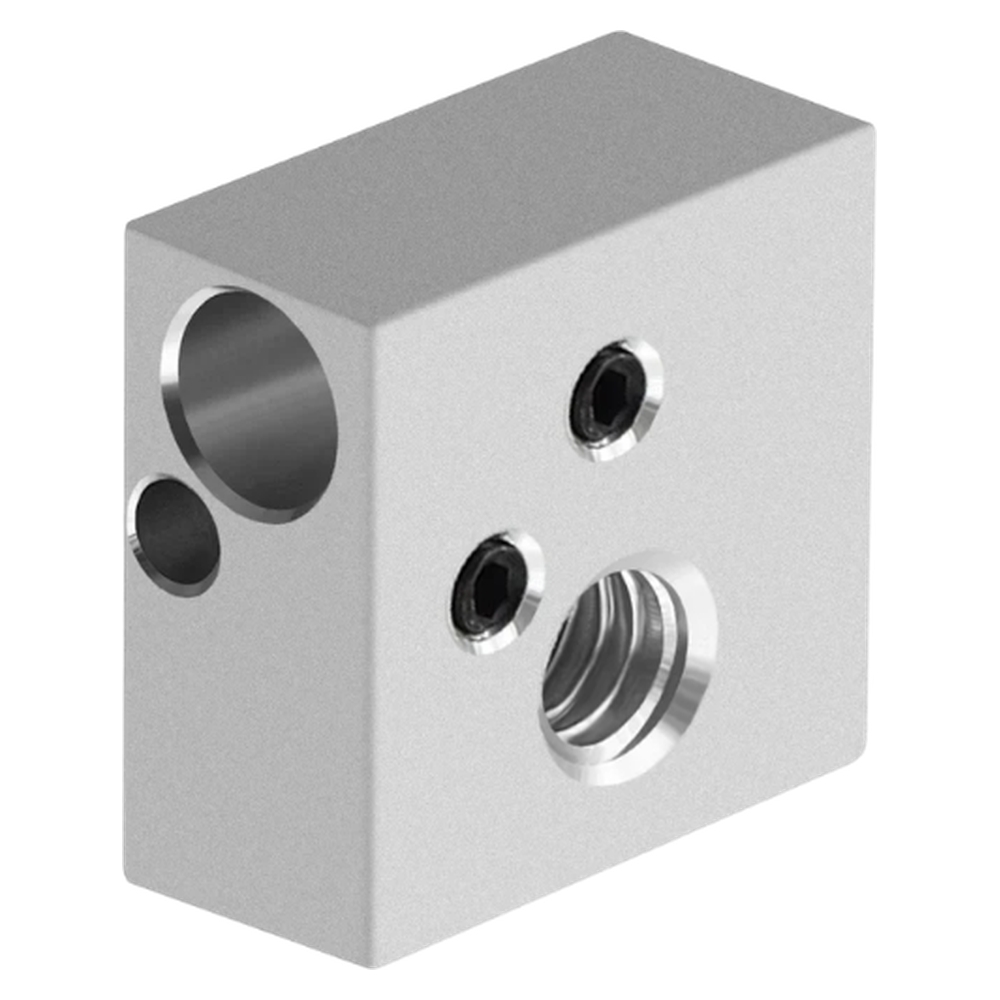 Хітблок MK7/MK8 (для термістора PT100), алюміній