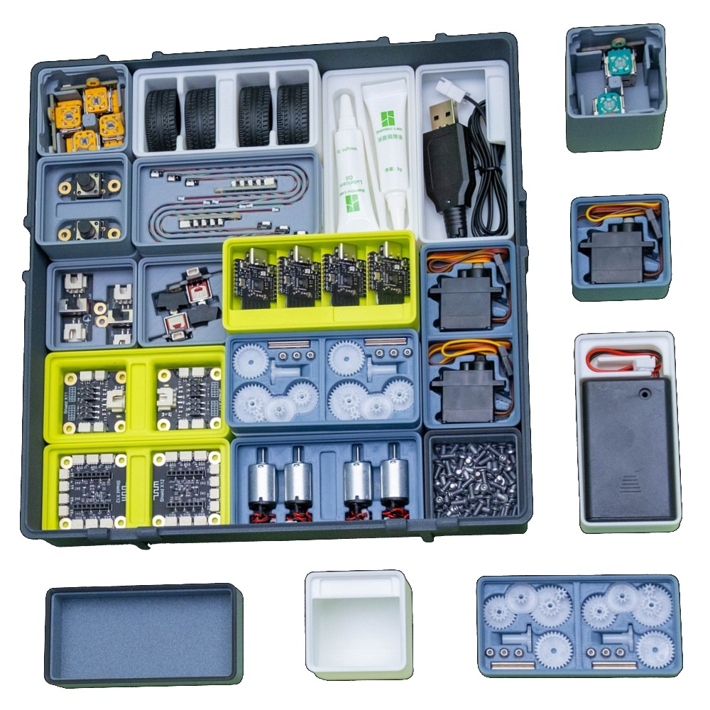 DIY комплект Bambu Lab CyberBrick Ultimate Hardware Kit (2 машинки в комплекті)