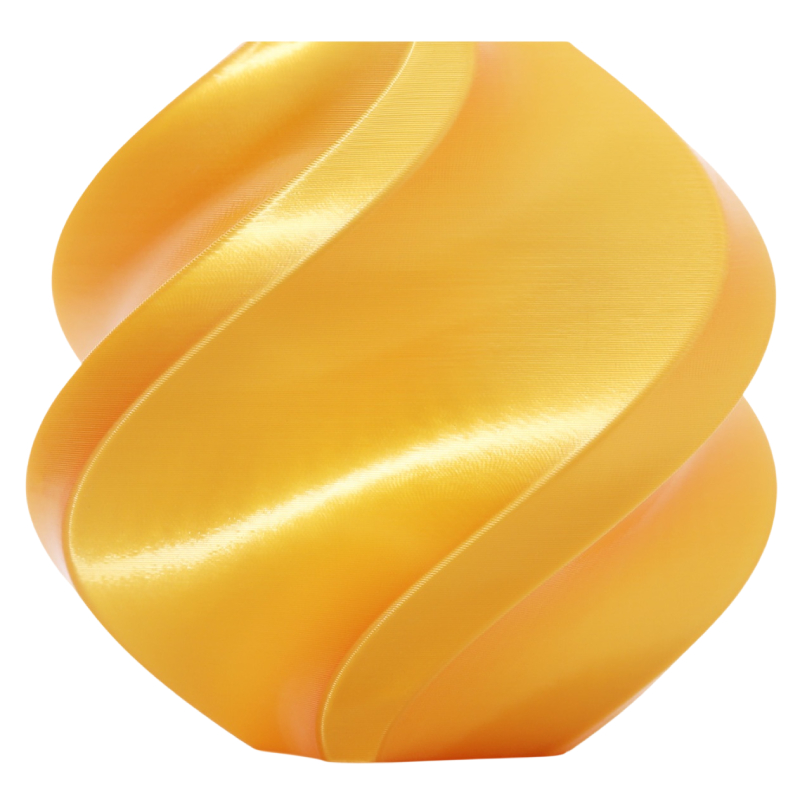 Філамент Bambu Lab PLA Silk+ Gold, 1.75мм, 1кг, без котушки, золотистий