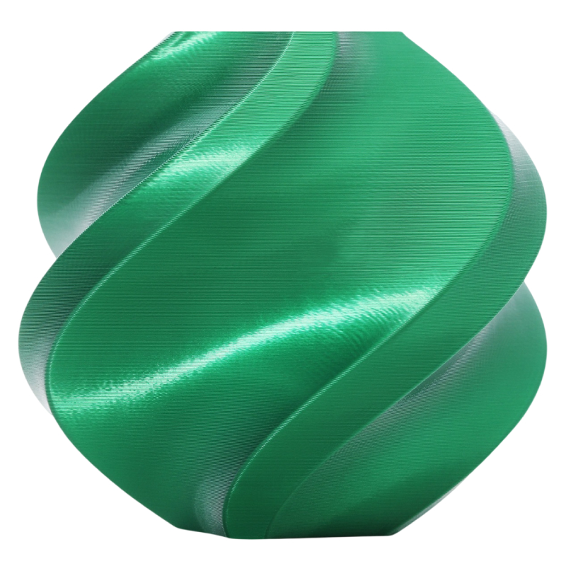 Філамент Bambu Lab PLA Silk+ Candy Green, 1.75мм, 1кг, зелений