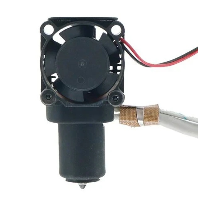 Хотэнд QIDI Q1-Pro в сборе с радиатором, сопло 0.4мм биметалл закаленное, (оригинал Q1PRO018)