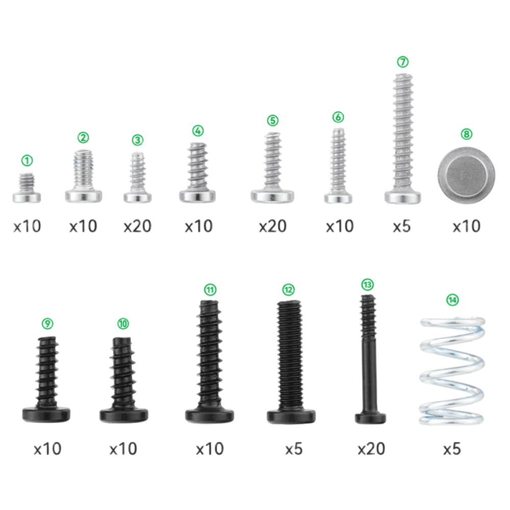 Набір гвинтів Bambu Lab A1/ AMS Lite, (оригінал, SCR003)