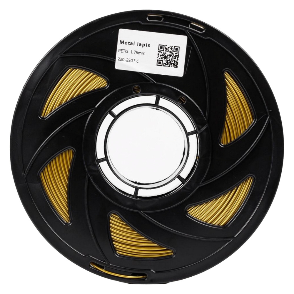 Филамент UA3D PETG Metal Honey Yellow, 1.75мм, 1кг, медовый желтый металик