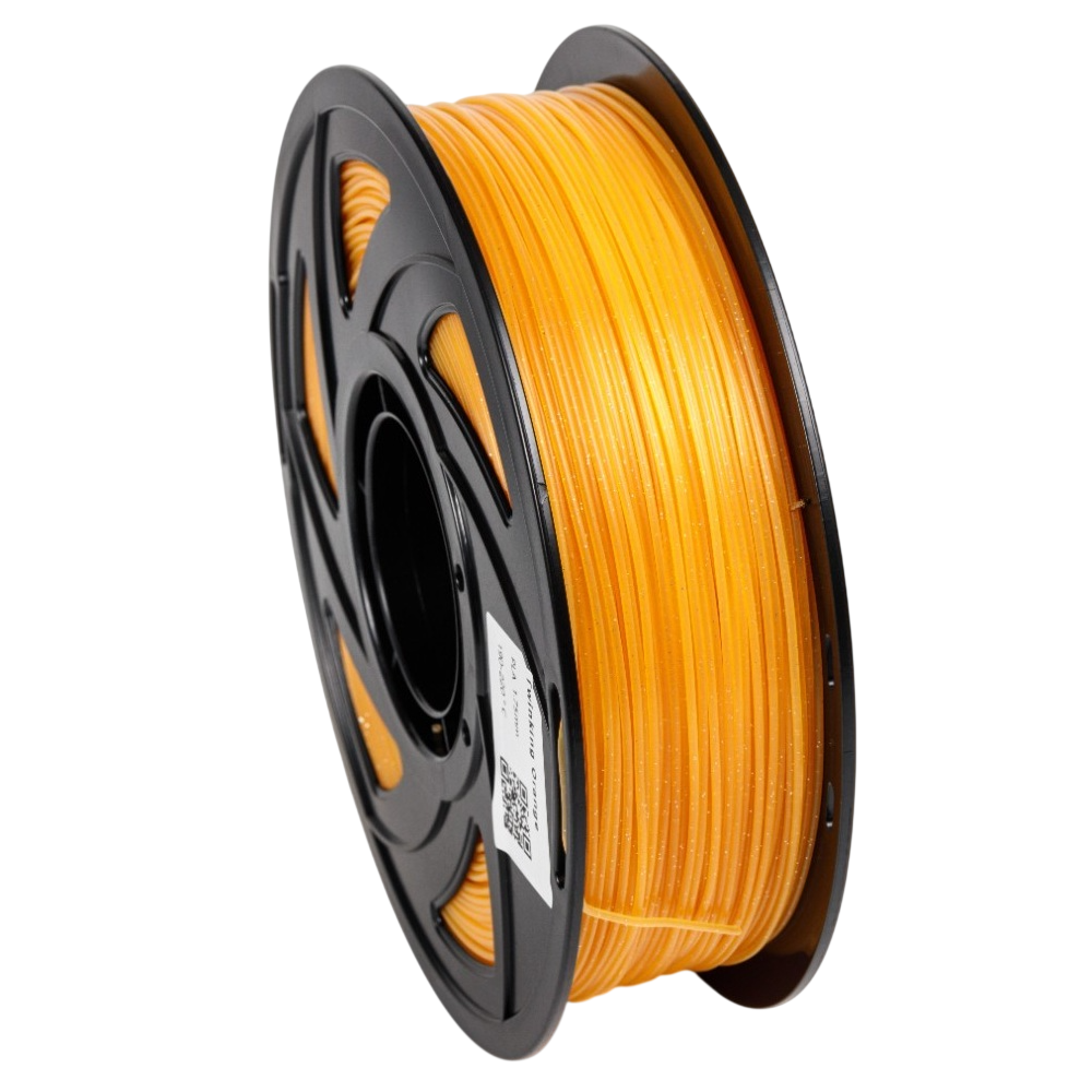 Филамент UA3D PLA Twinkling Orange, 1.75мм, 1кг, блестящий/ оранжевый