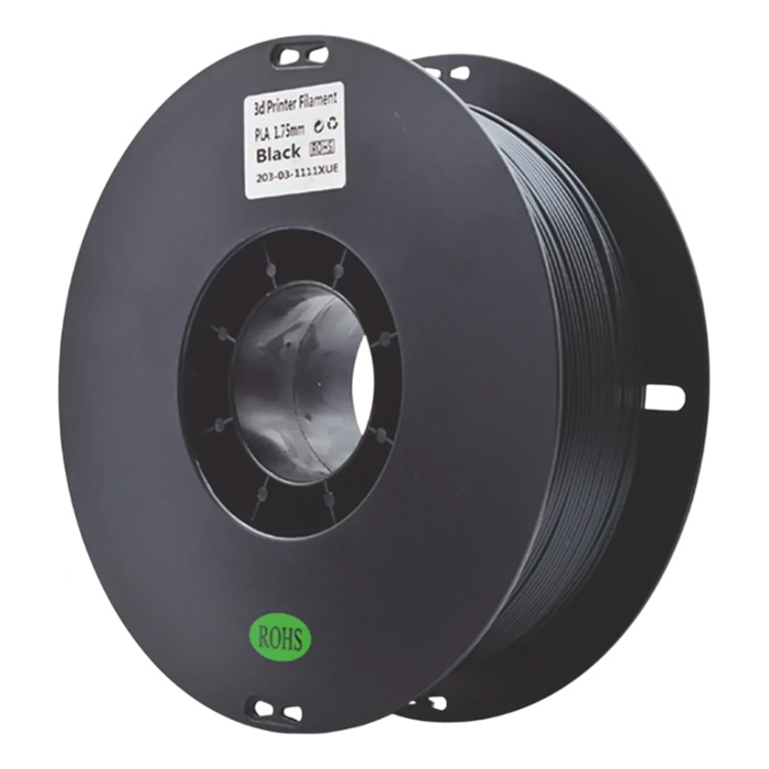 Філамент Connexa PLA Black, 1.75мм, 1кг, чорний