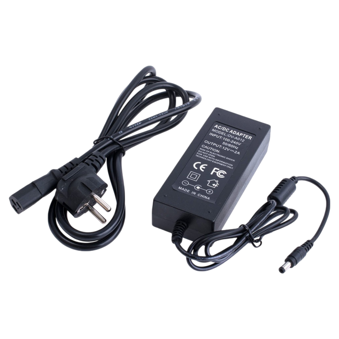 Блок живлення для мийки, сушки Elegoo Mercury 24Вт, 12В, роз’єм 2.5*5.5мм