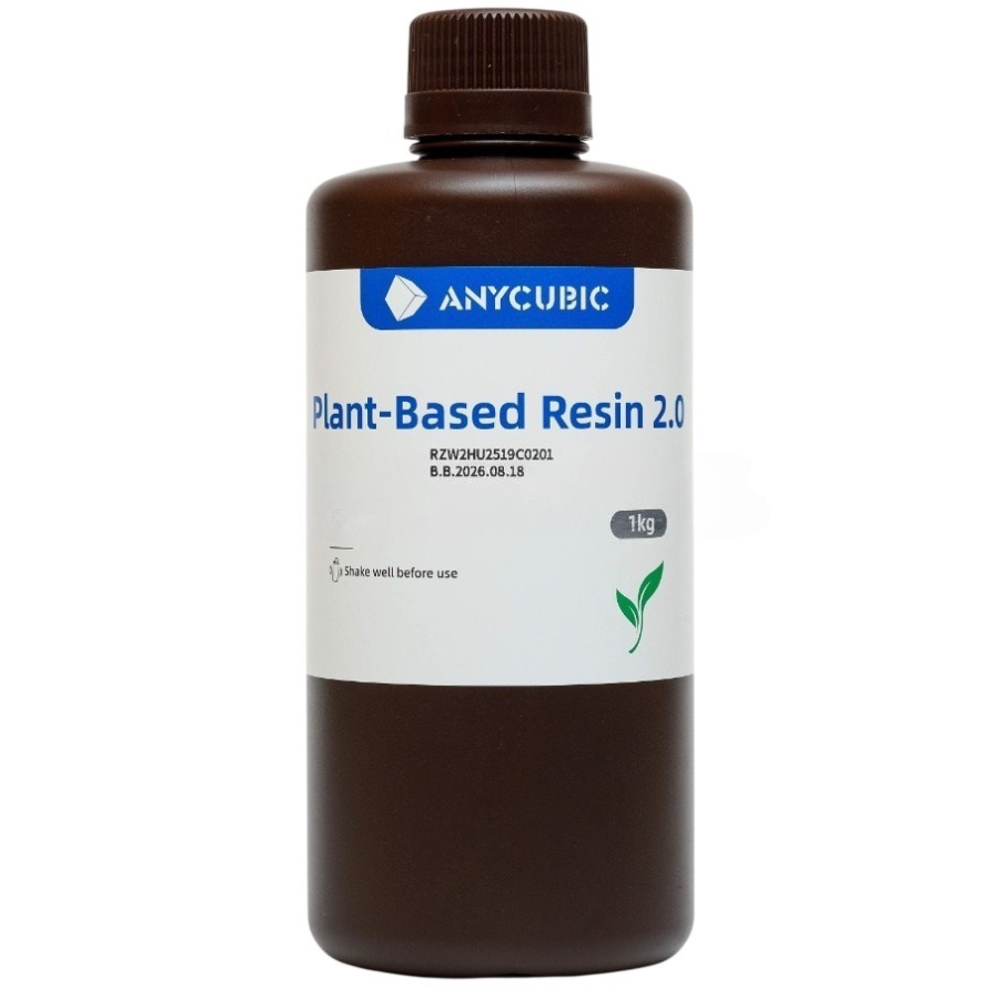 Смола фотополимерная Anycubic ECO Plant-Based UV Resin 2.0, 1 кг, серая